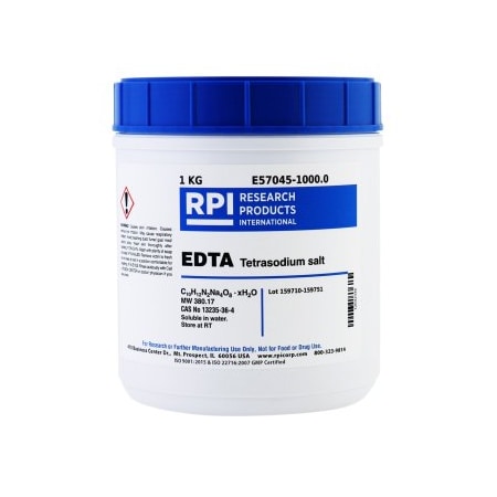 Rpi EDTA, Tetrasodium Salt, 1 KG E57045-1000.0